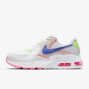 Nike Air Max Excee Pink and White athletic shoe